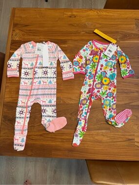NEW with Tags: 2 x Bestaroo Footies 9-12m